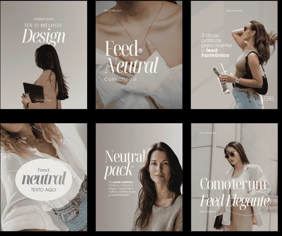 Coleção Neutral Cream