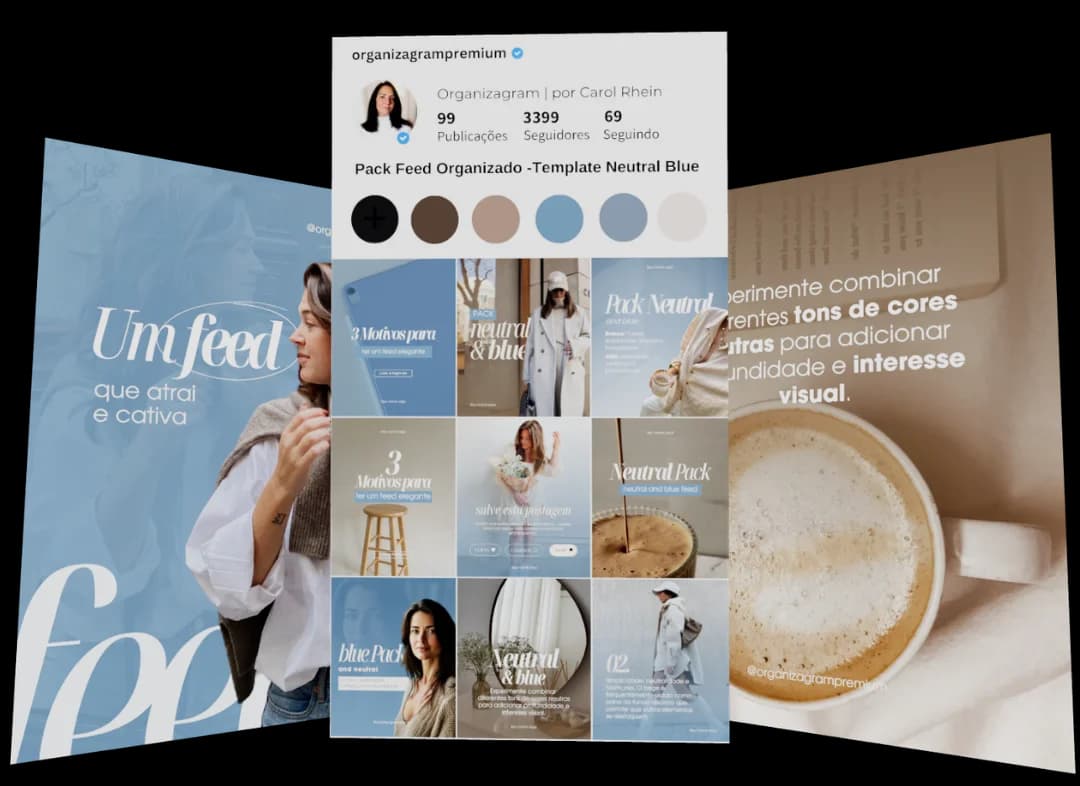 Pack Canva Organizagram Templates para Instagram