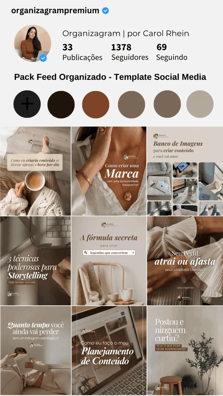 Template profissão Social Media