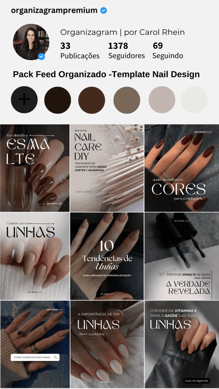 Template profissão Nail Design
