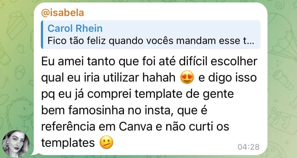 Depoimento cliente 1