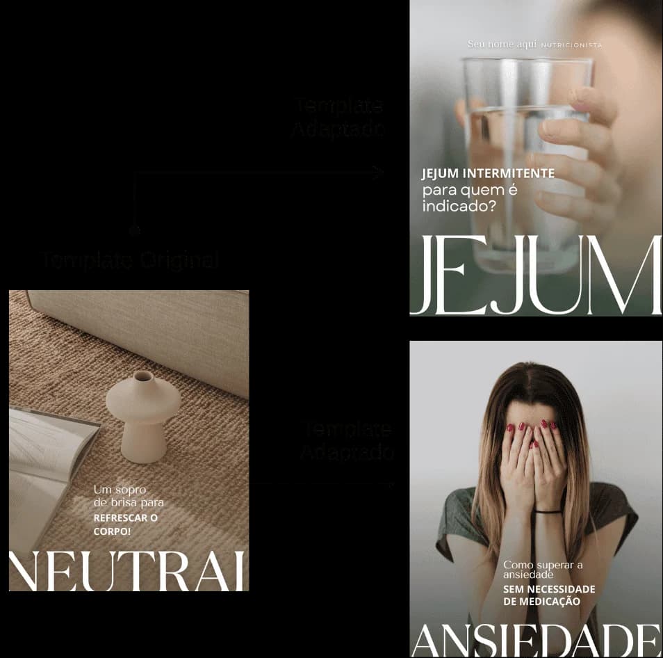 Templates 100% adaptáveis para qualquer nicho