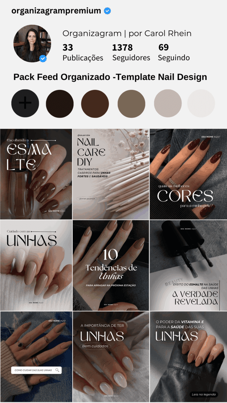 Template profissão Nail Design