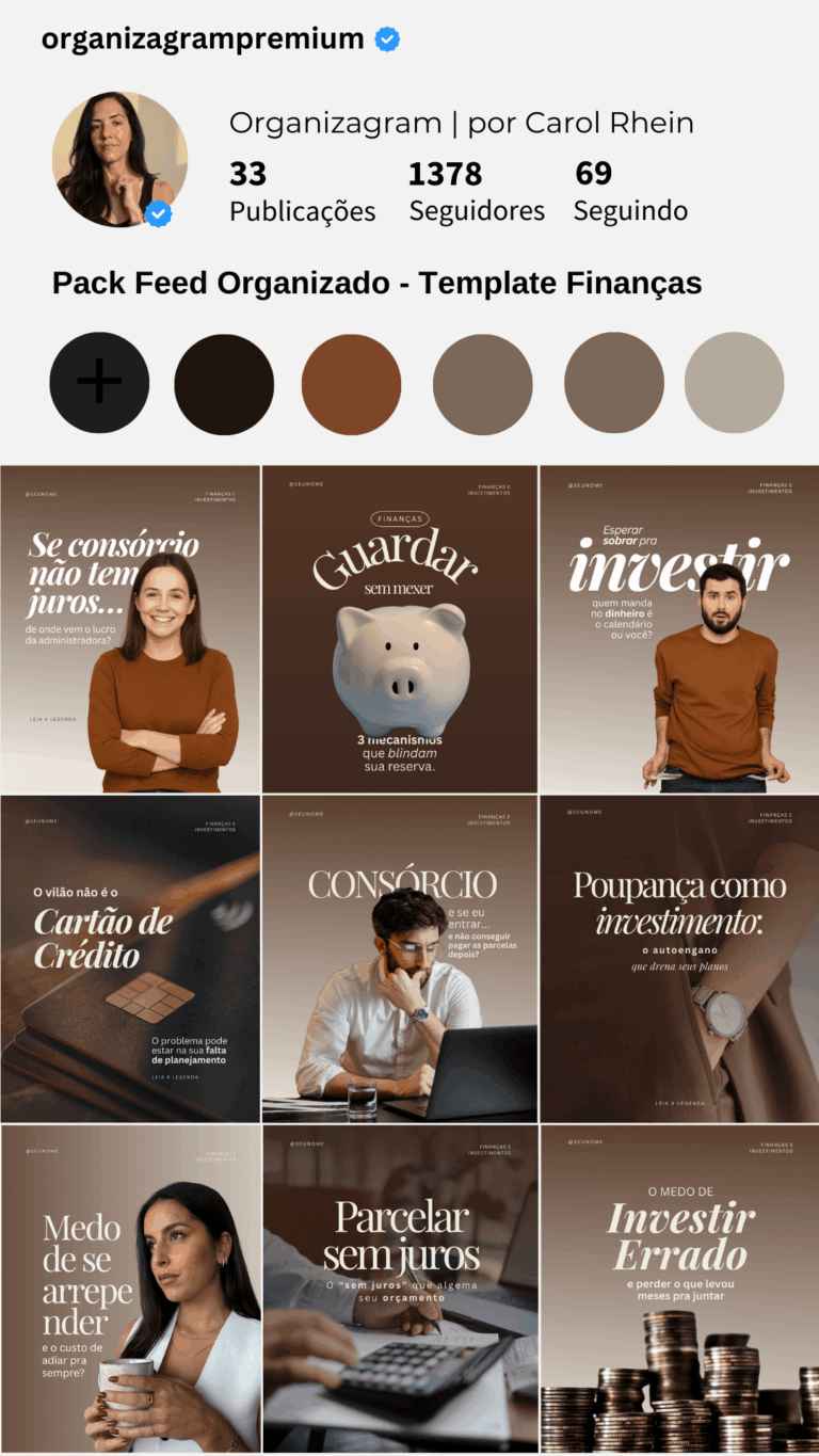 Template profissão Finanças