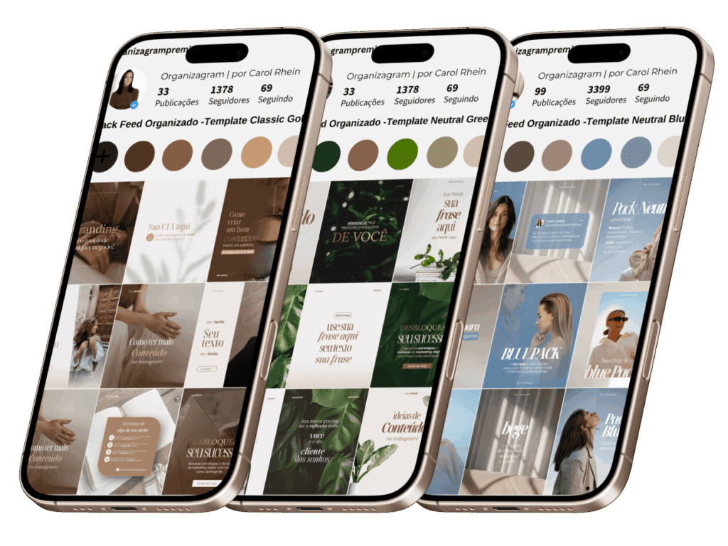Pack Canva Organizagram Templates para Instagram